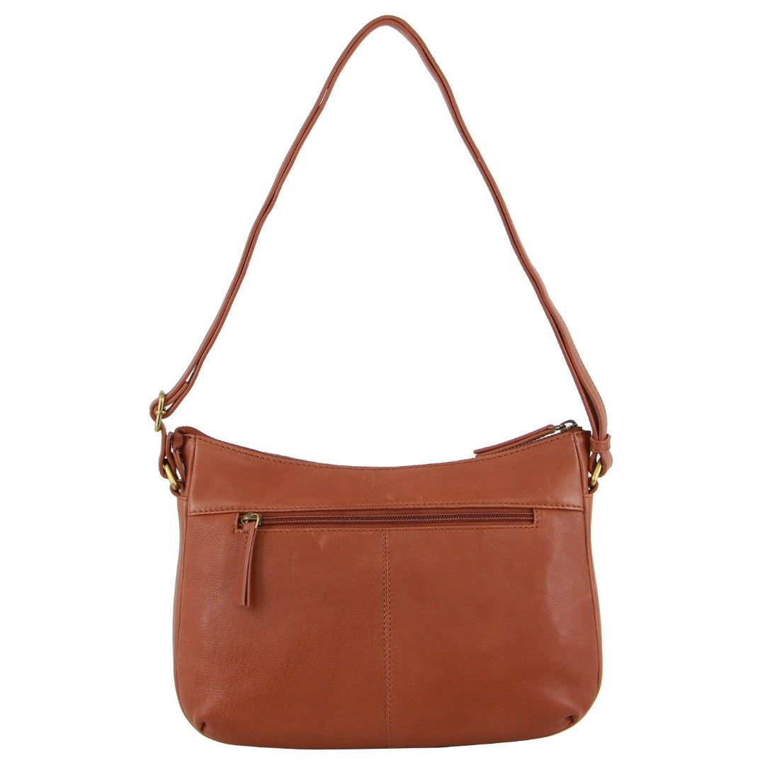 Torba Crossbody Pierre Cardin Leather Diamond Pattern Embossed Cross-Body Bag Damskie Brązowe | IHLUB-3478