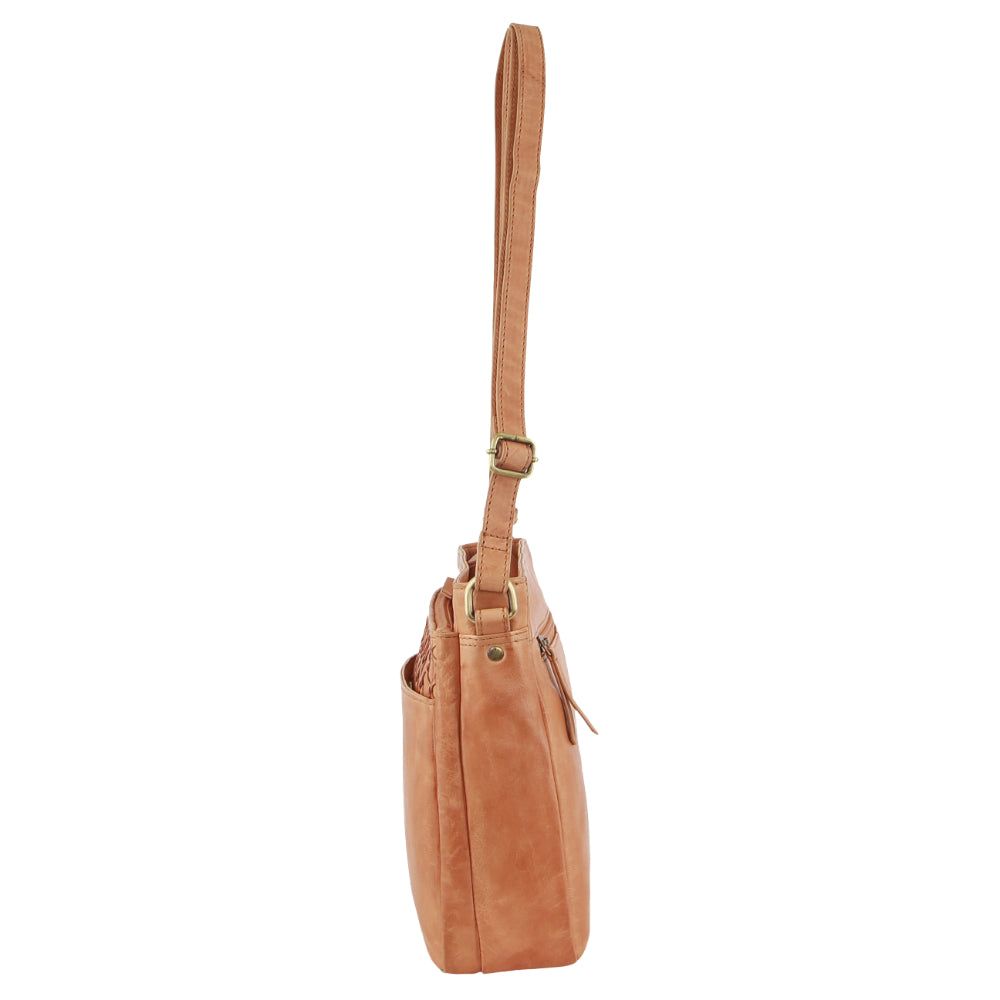 Torba Crossbody Pierre Cardin Leather Embossed Crossbody Bag Damskie Morelowe | DWRSA-7526