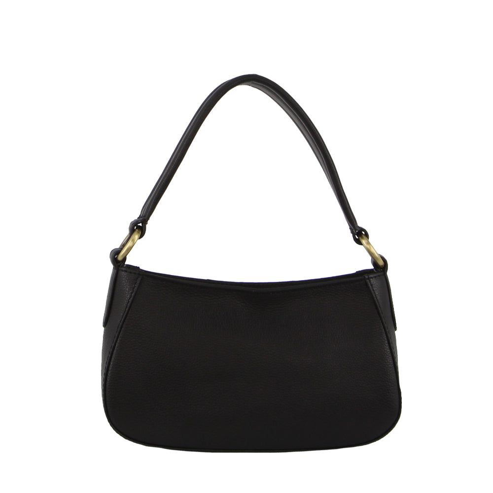 Torba Crossbody Pierre Cardin Leather Flap Over Bag Damskie Czarne | TNSWM-8341