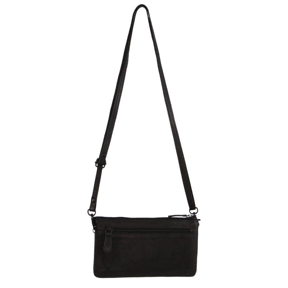Torba Crossbody Pierre Cardin Leather Multiway Cross-Body Bag Damskie Czarne | EIJXD-1736