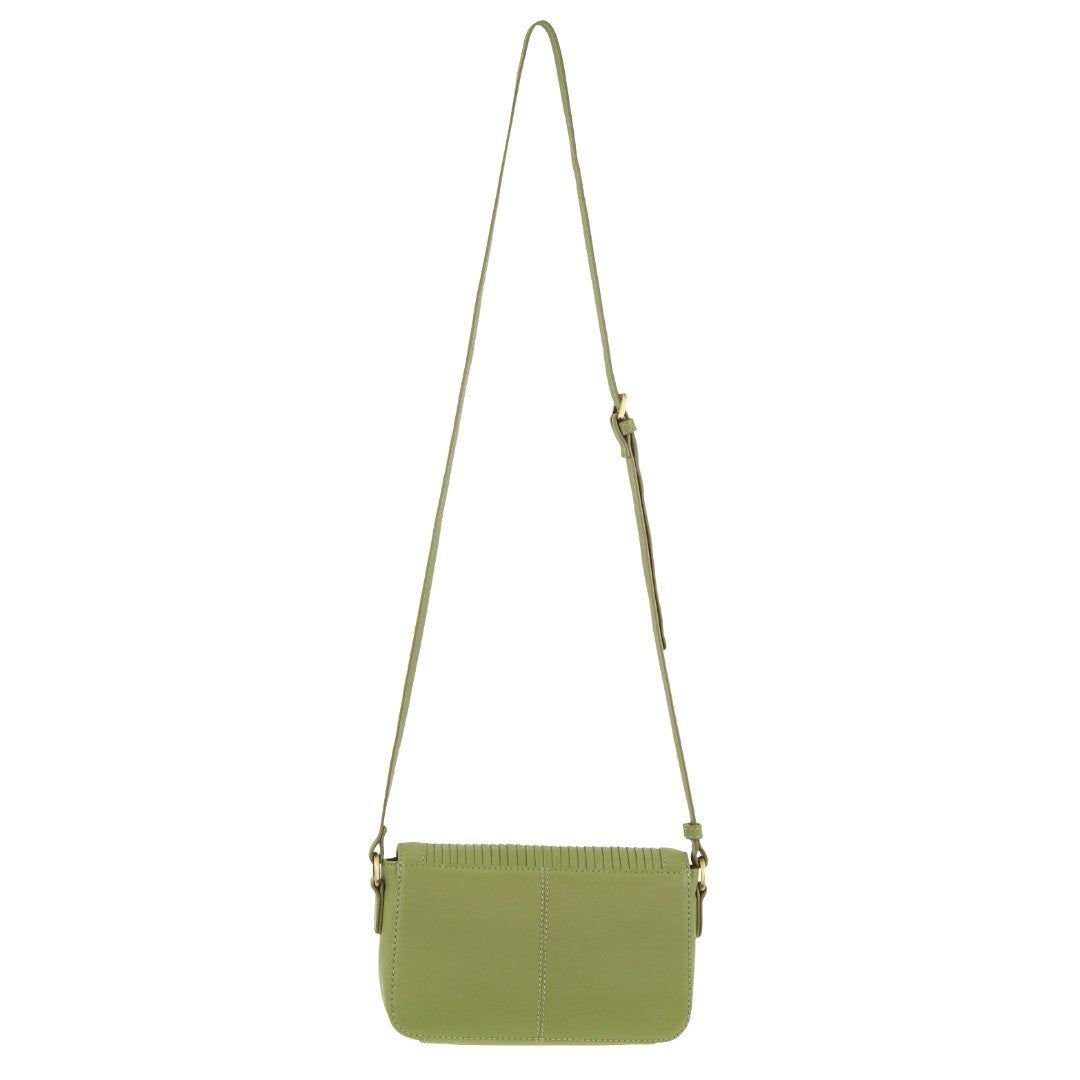 Torba Crossbody Pierre Cardin Leather Pleated Design Crossbody Bag Damskie Leaf | DFYAT-5913