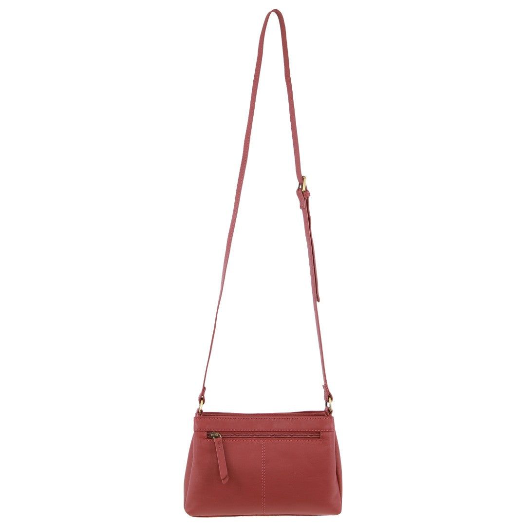 Torba Crossbody Pierre Cardin Leather Pleated Design Crossbody Bag Damskie Marsala | SCNBF-1234