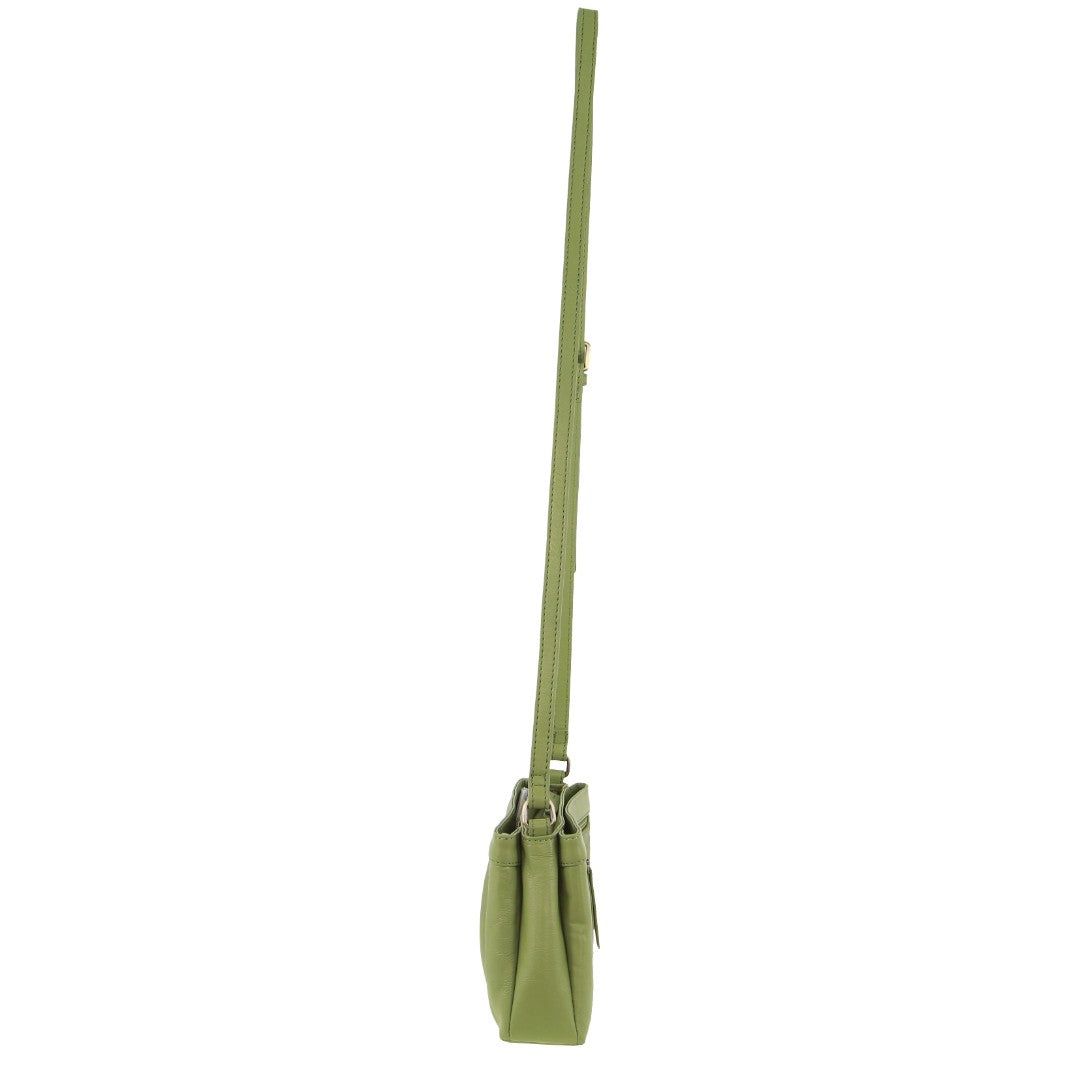 Torba Crossbody Pierre Cardin Leather Pleated Design Crossbody Bag Damskie Leaf | JUTDL-1902