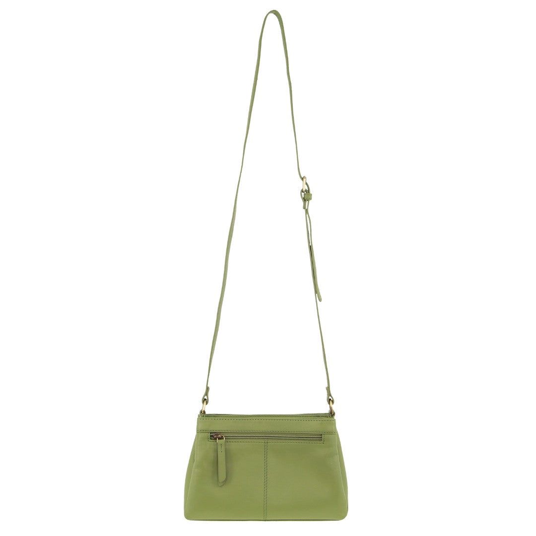 Torba Crossbody Pierre Cardin Leather Pleated Design Crossbody Bag Damskie Leaf | JUTDL-1902