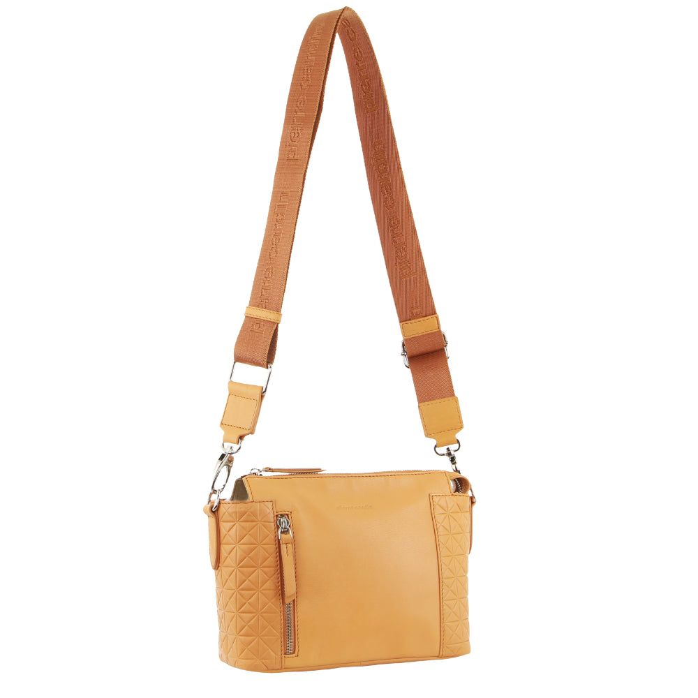 Torba Crossbody Pierre Cardin Leather Square Crossbody Bag Damskie Morelowe | PUKCN-5064