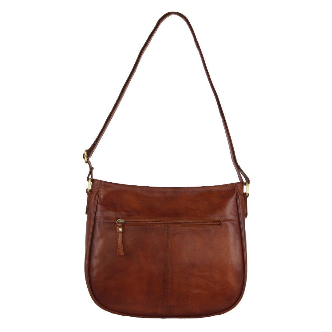 Torba Crossbody Pierre Cardin Leather Stud Detail Cross-body Bag Damskie Brązowe | WOKJF-0746