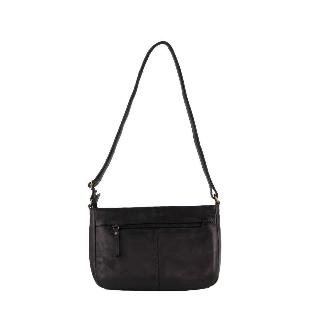 Torba Crossbody Pierre Cardin Leather Stitch-design Cross-Body Bag Damskie Czarne | TKQPW-9458
