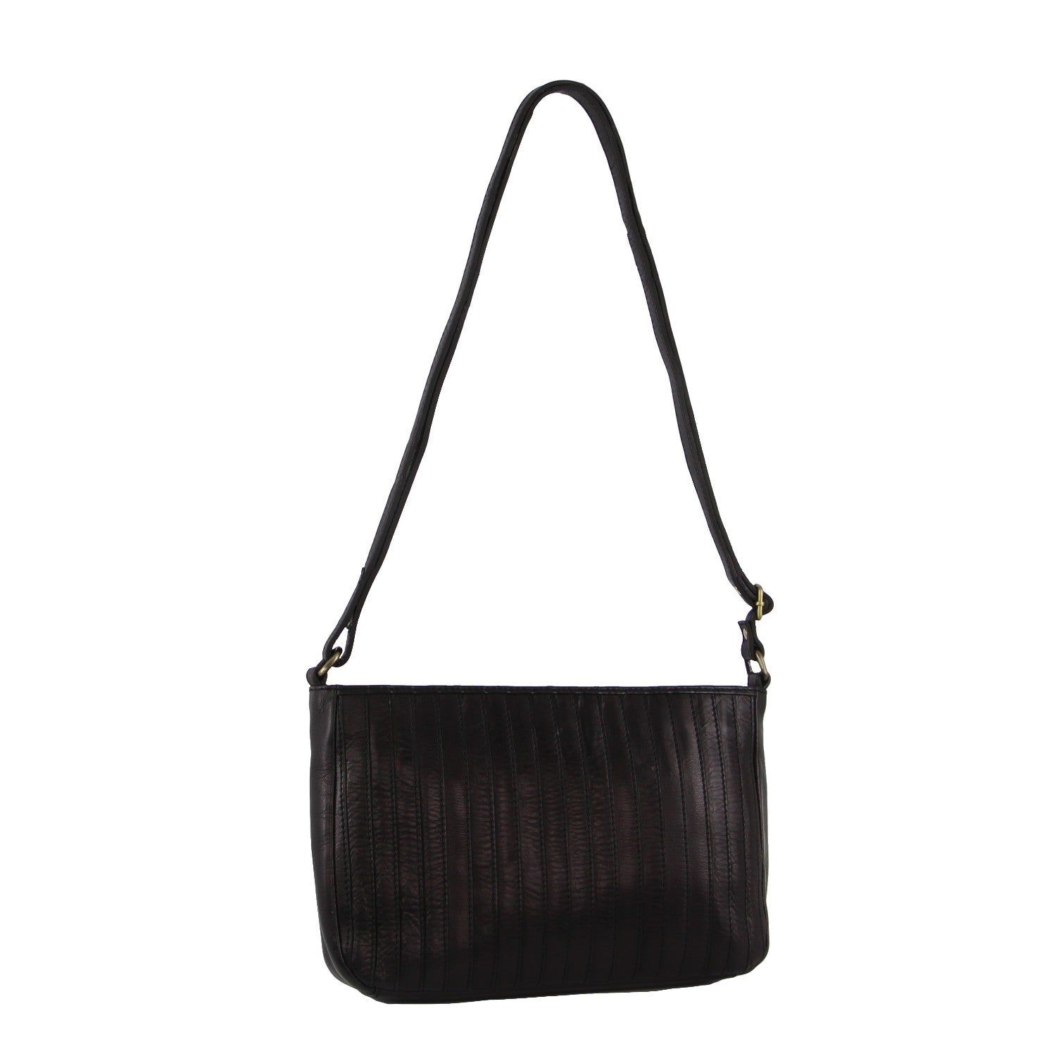 Torba Crossbody Pierre Cardin Leather Stitch-design Cross-Body Bag Damskie Czarne | TKQPW-9458
