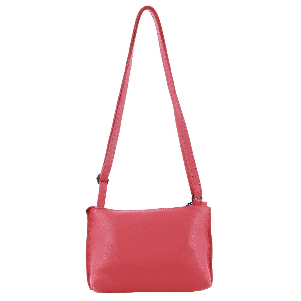 Torba Crossbody Pierre Cardin Leather Trendy Cross-Body Bag Damskie Różowe | ZKQCD-6930