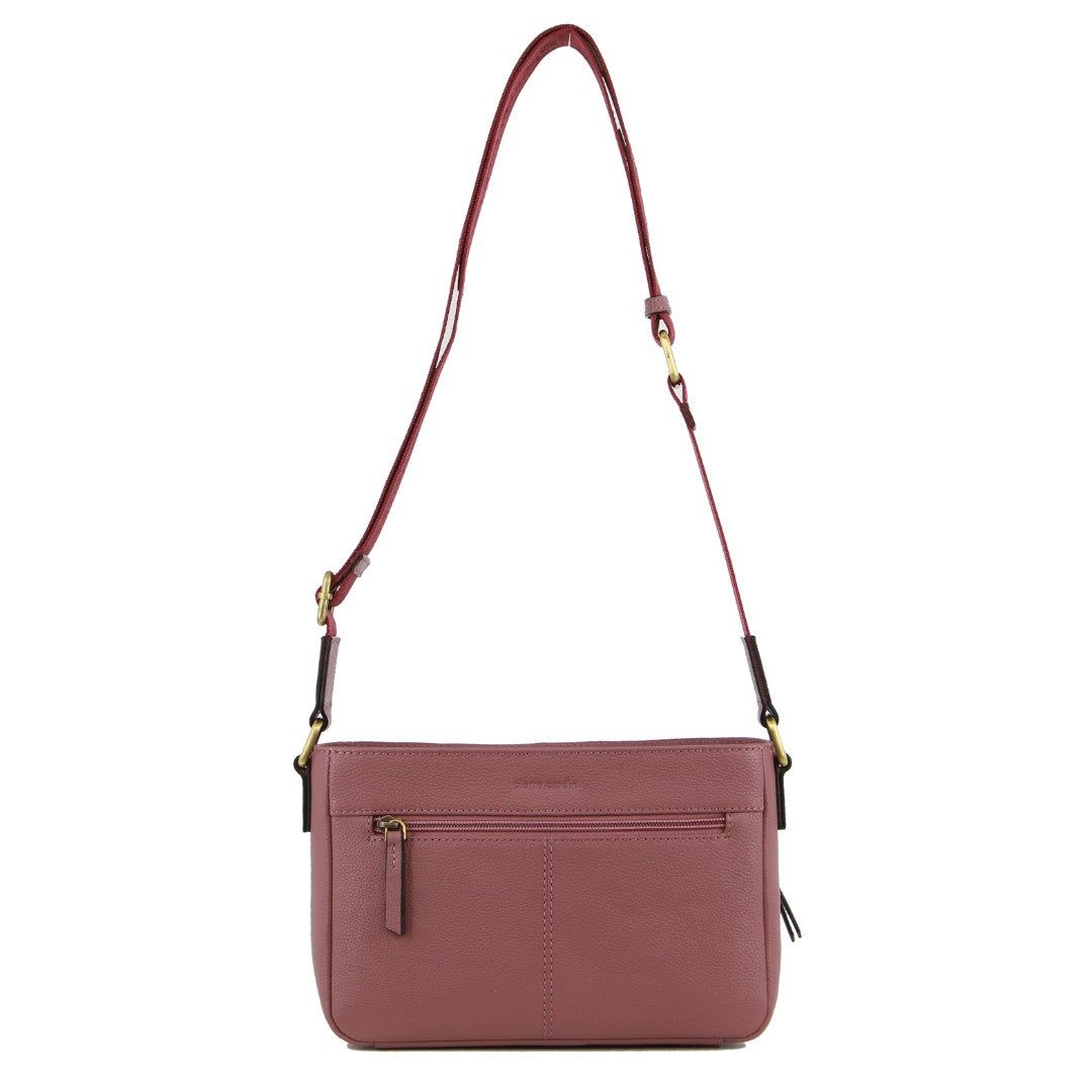 Torba Crossbody Pierre Cardin Leather Webbing Strap Crossbody Bag Damskie Różowe | XLUHJ-5648
