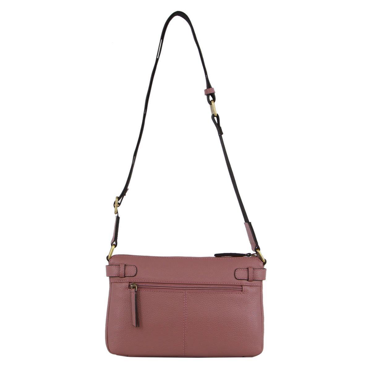 Torba Crossbody Pierre Cardin Leather Webbing Strap Handbag Damskie Różowe | NTZOH-4128