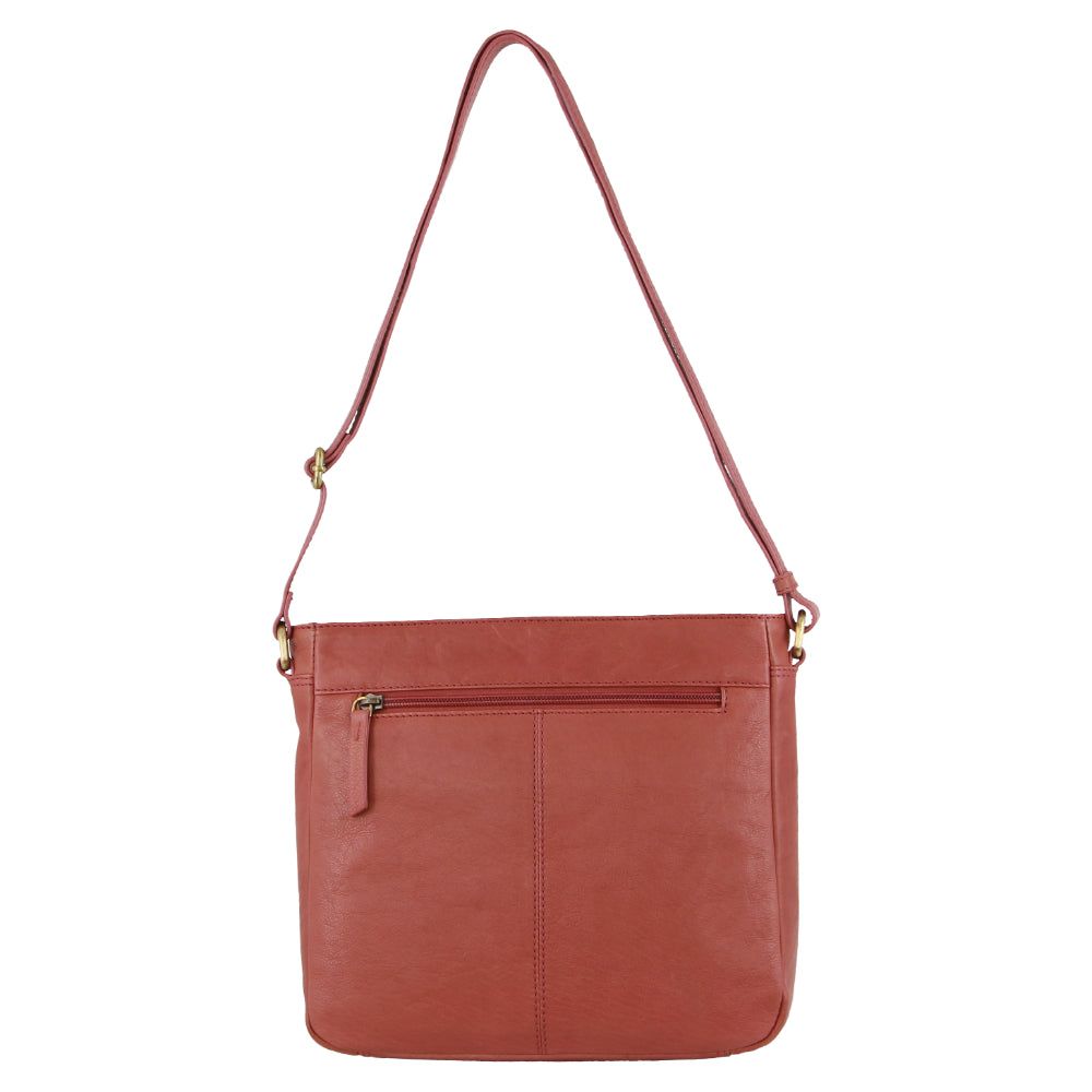 Torba Crossbody Pierre Cardin Leather Woven-Stich Design Crossbody Bag Damskie Marsala | AOWXK-6503