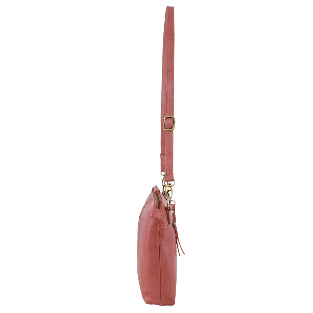 Torba Crossbody Pierre Cardin Leather Wristlet Crossbody Bag Damskie Marsala | RHIFE-7139