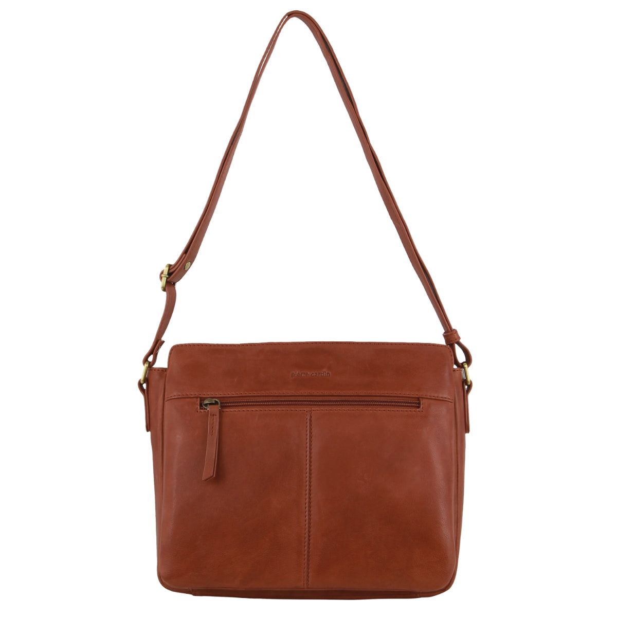 Torba Crossbody Pierre Cardin Skórzane Cross-Body Bag Damskie Brązowe | RYQFN-2490