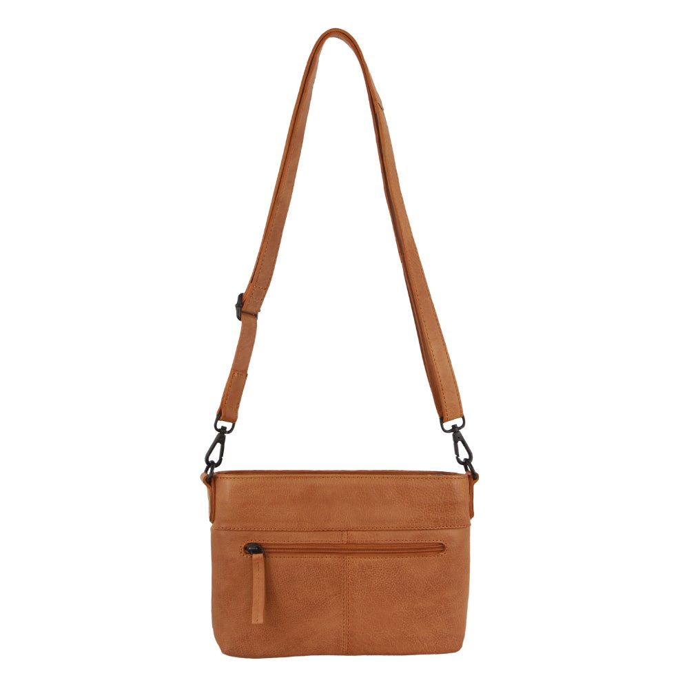 Torba Crossbody Pierre Cardin Skórzane Cross-Body Bag Damskie Brązowe | NIVUS-8490