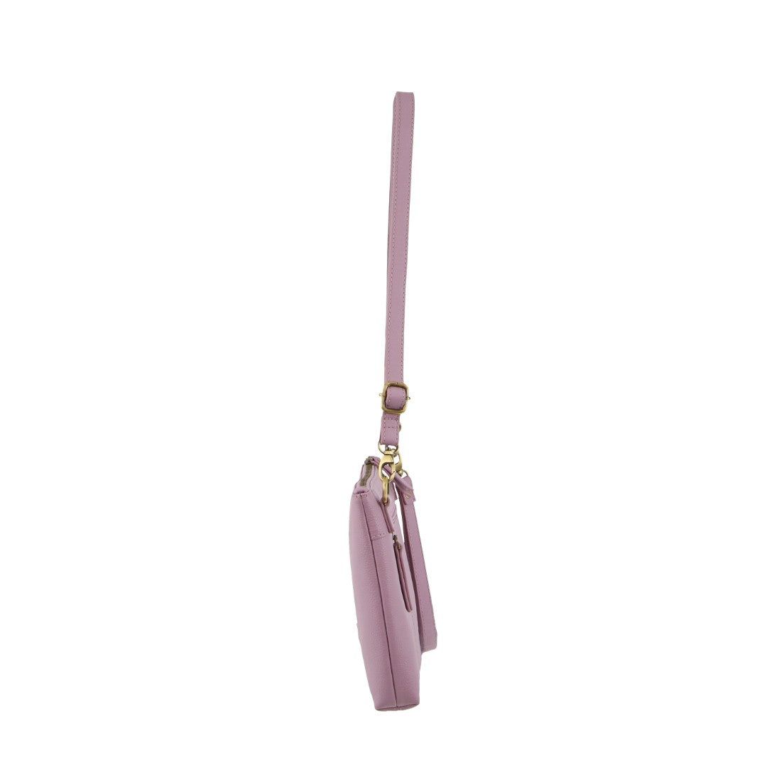 Torba Crossbody Pierre Cardin Vintage Leather Multiway Crossbody Bag Clutch Damskie Różowe | SCJDU-6234