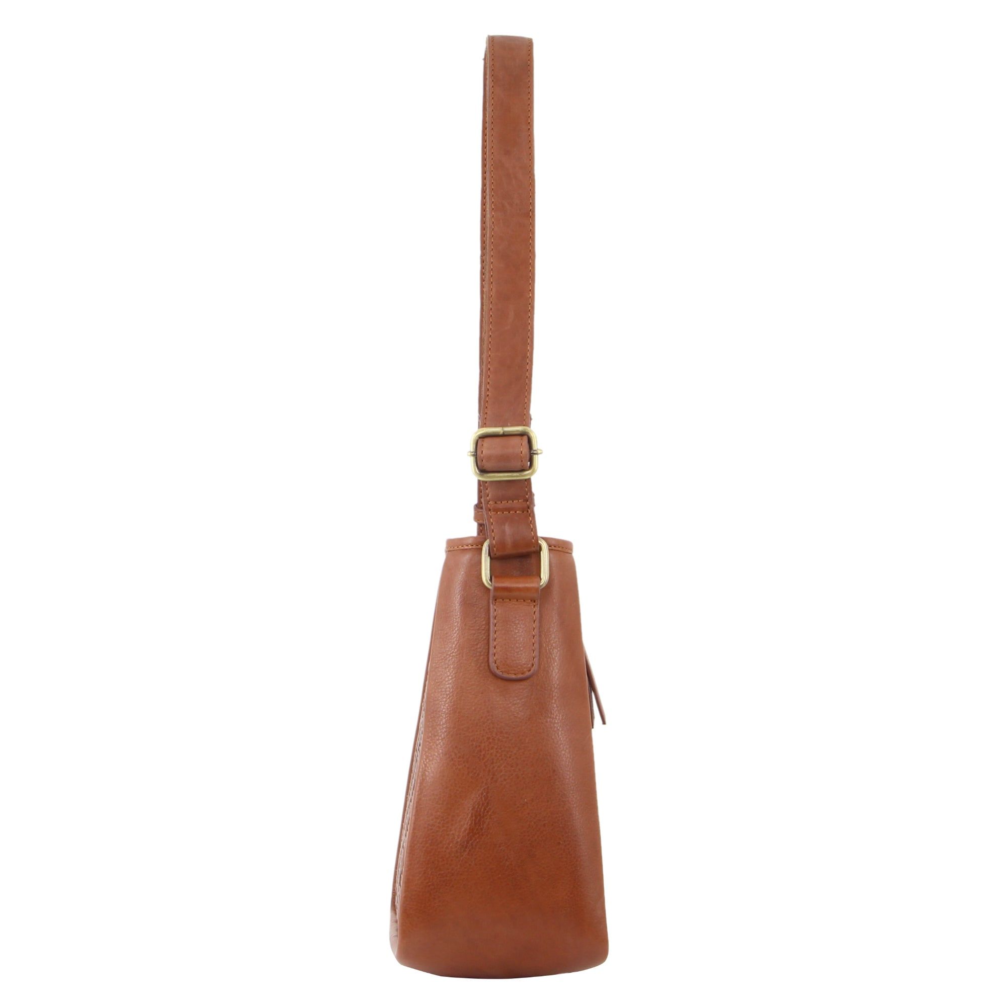 Torba Crossbody Pierre Cardin Woven Embossed Leather Cross-Body Bag Damskie Brązowe | YJBVO-4035