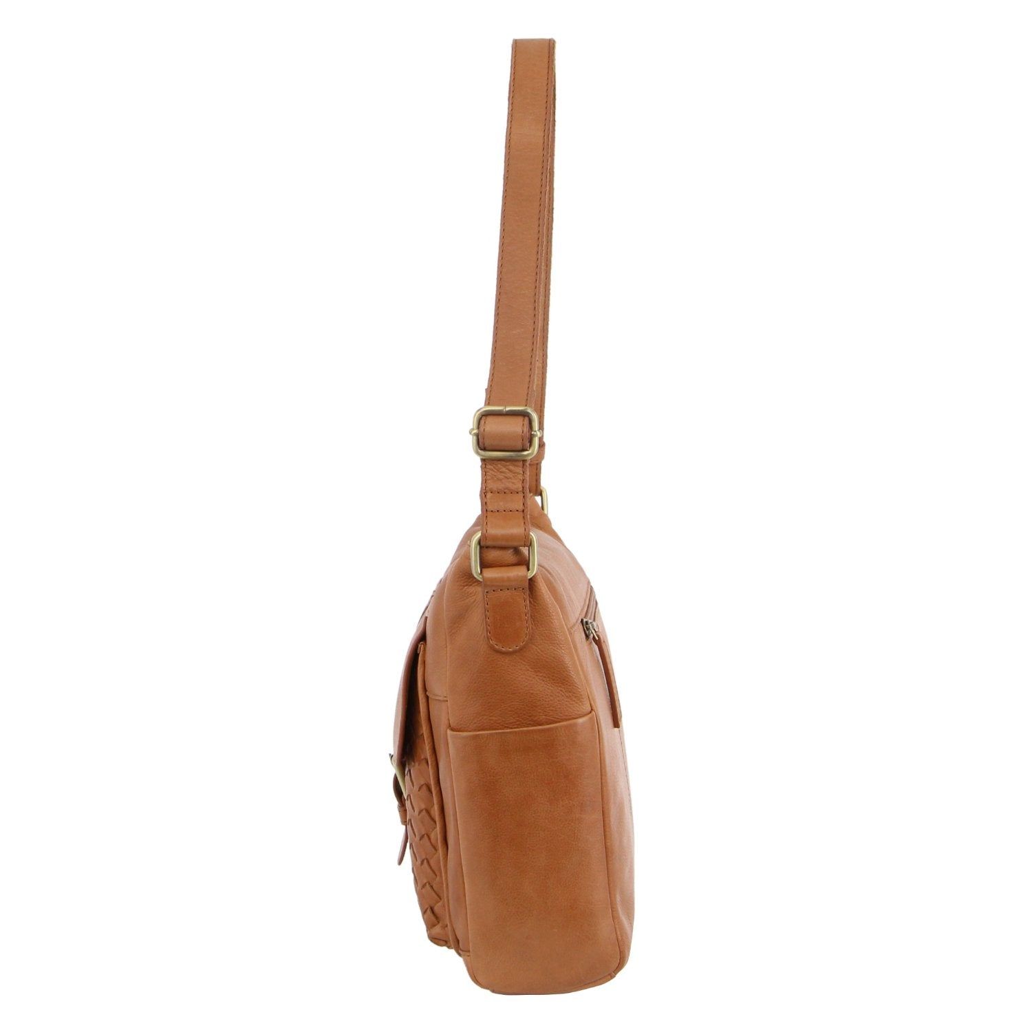Torba Crossbody Pierre Cardin Woven Leather Crossbody Bag Damskie Zielone | KFWBR-1628