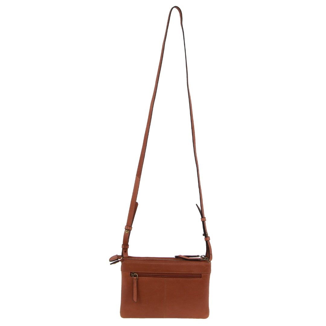 Torba Crossbody Pierre Cardin leather Pleated-Design Cross-Body Bag Damskie Brązowe | FMWEL-0637