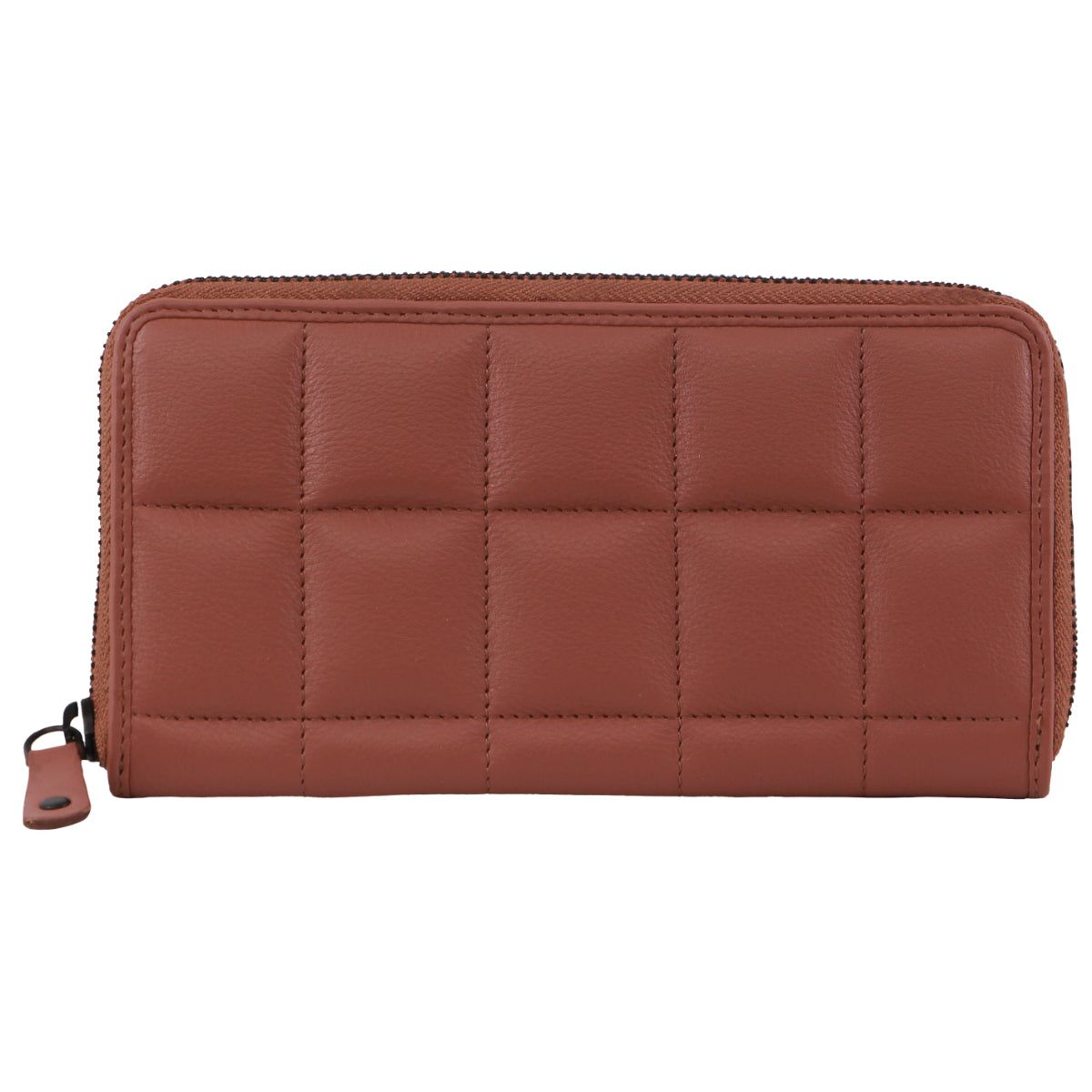 Zapinaj Portfele Pierre Cardin Italian Pleated Leather Zip Wallet Damskie Różowe | XQCPD-1637